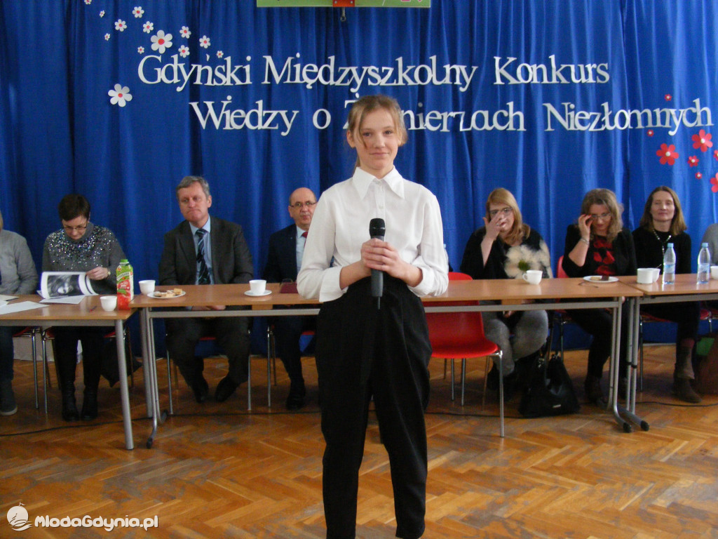 III edycja Międzyszkolnego Konkursu Wiedzy o Żołnierzach Niezłomnych w SP 13