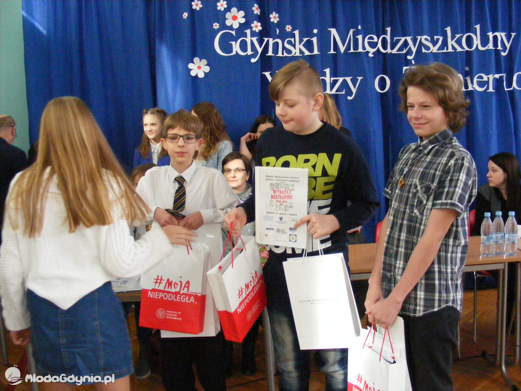 III edycja Międzyszkolnego Konkursu Wiedzy o Żołnierzach Niezłomnych w SP 13