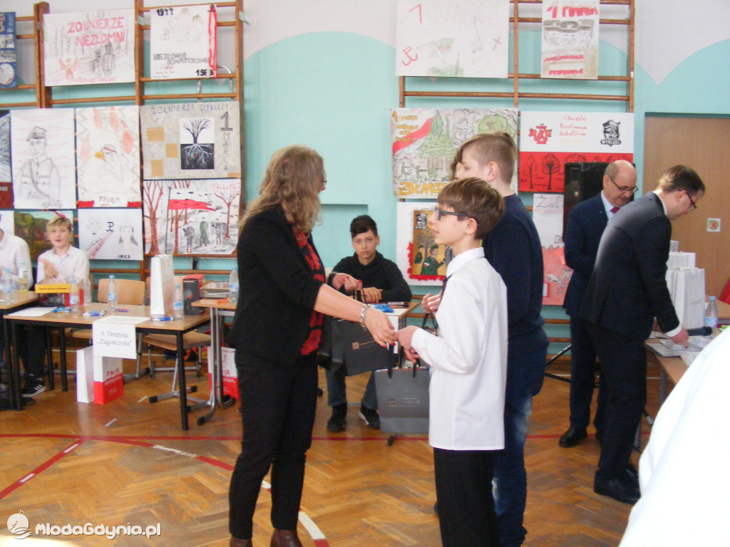 III edycja Międzyszkolnego Konkursu Wiedzy o Żołnierzach Niezłomnych w SP 13