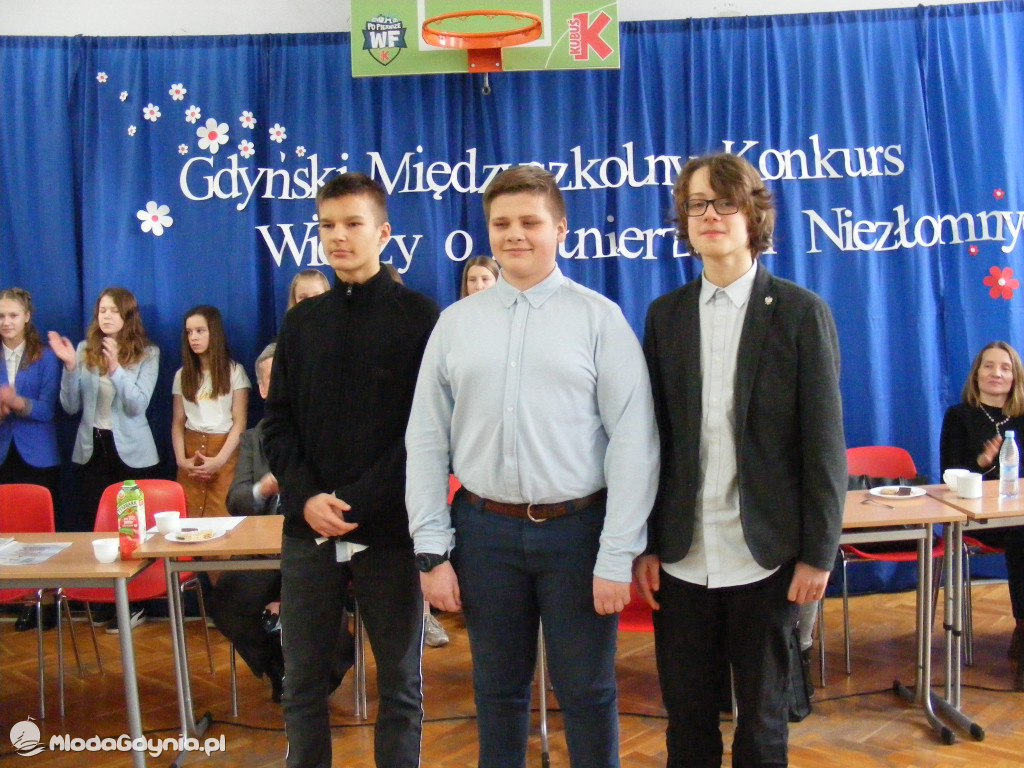 III edycja Międzyszkolnego Konkursu Wiedzy o Żołnierzach Niezłomnych w SP 13