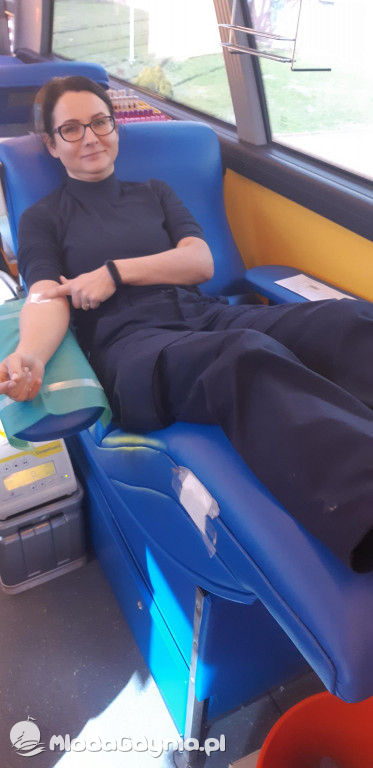 Akademia Marynarki Wojennej odpowiada na apel o krew - foto Wojciech Mundt