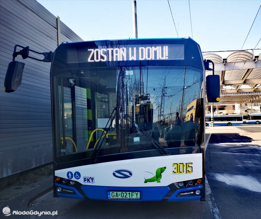 ZKM - oznakowane autobusy - ograniczona ilość miejsc