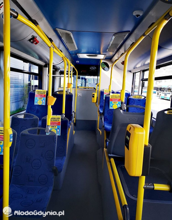 ZKM - oznakowane autobusy - ograniczona ilość miejsc