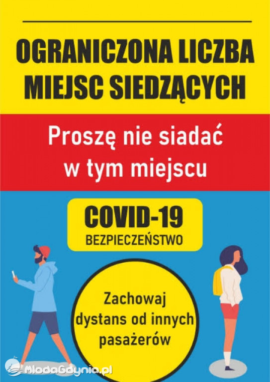 ZKM - oznakowane autobusy - ograniczona ilość miejsc