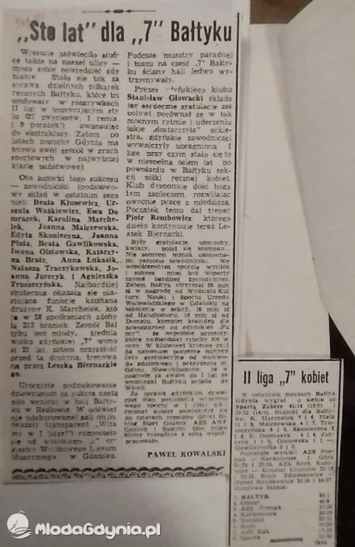 Piłka ręczna w Gdyni - drużyny Bałtyku Gdynia