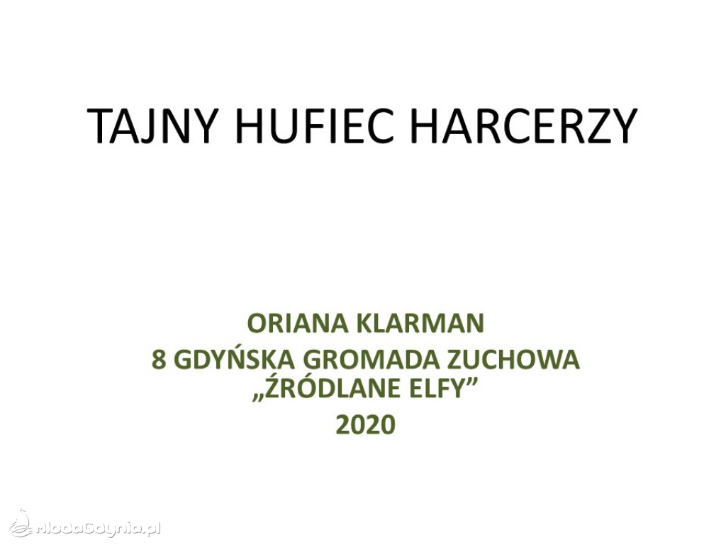 Tajna Lilijka 2020 - konkurs plastyczny Hufca ZHP Gdynia