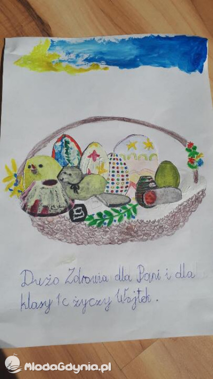SP 16 - uczniowie na Wielkanoc