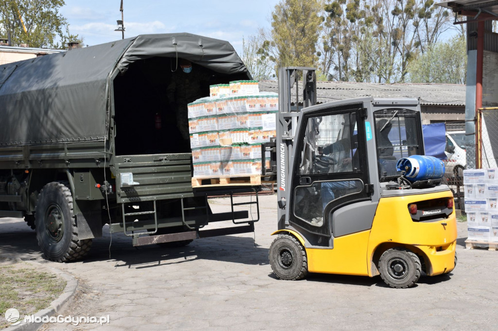 Paczki dla OPS w gminach Luzino, Bytów, Władysławowo Reda i Puck