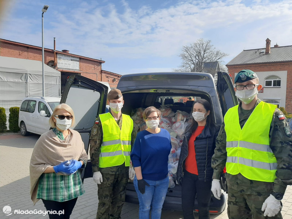 Paczki dla OPS w gminach Luzino, Bytów, Władysławowo Reda i Puck