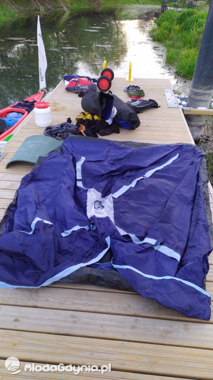 Szymon Machnowski płynia dla Emila 8 maja 2020