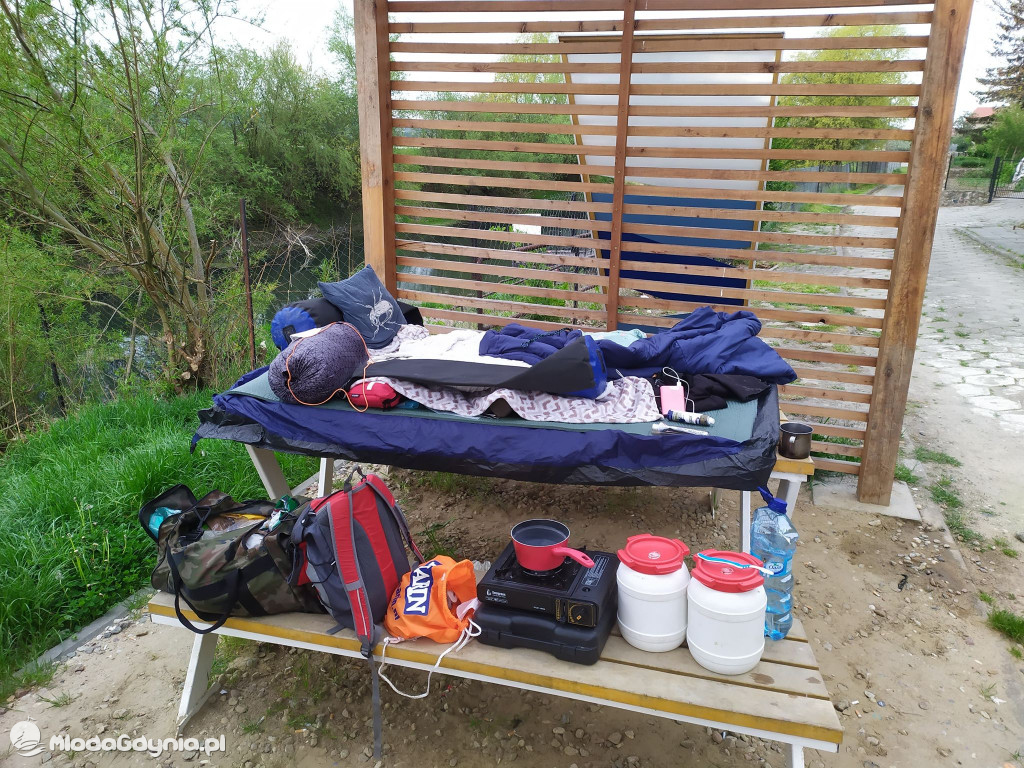 Szymon Machnowski płynia dla Emila 8 maja 2020