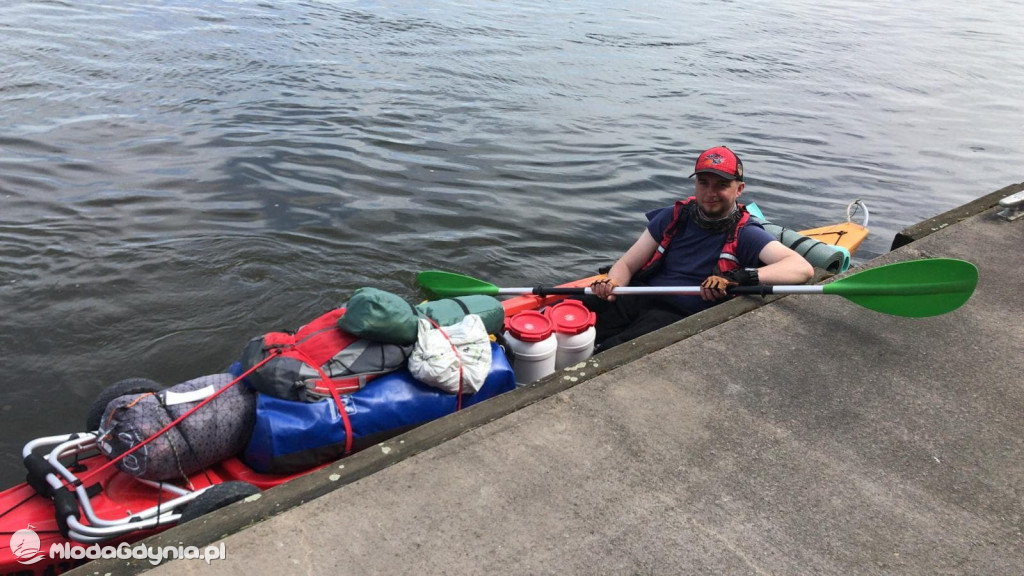 Szymon Machnowski płynie dla Emila 9 i 10 maja 2020