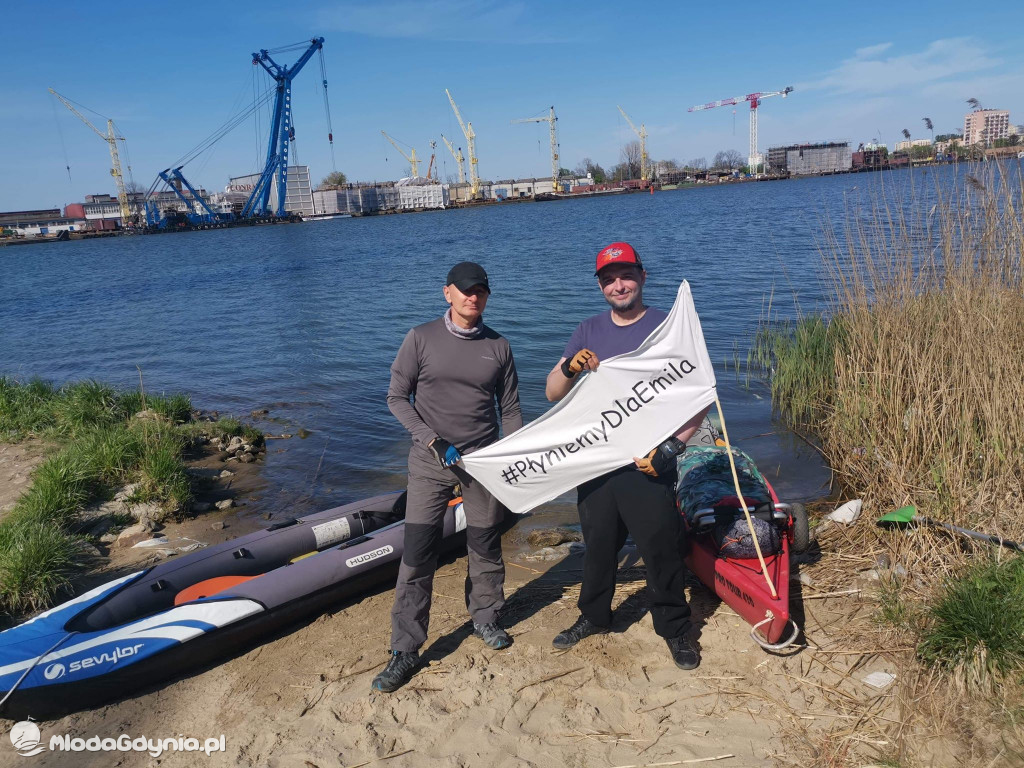 Szymon Machnowski płynie dla Emila 9 i 10 maja 2020