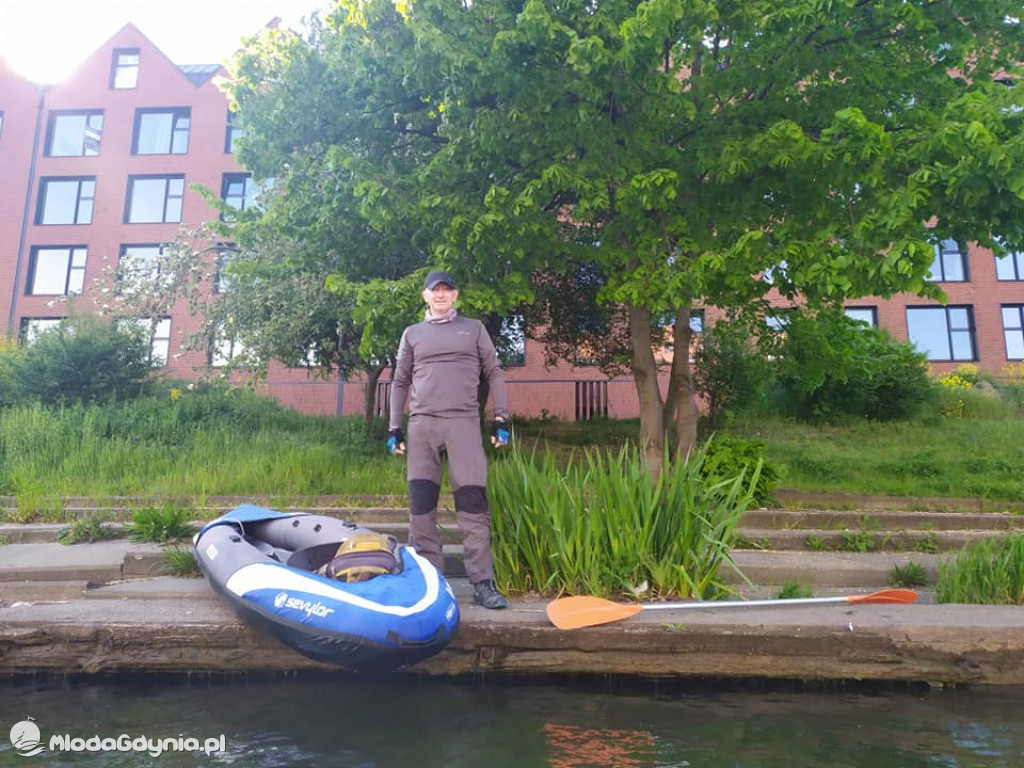 Szymon Machnowski płynie dla Emila 9 i 10 maja 2020