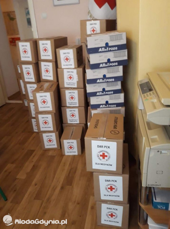 Gdyński PCK nie przerywa niesienia pomocy