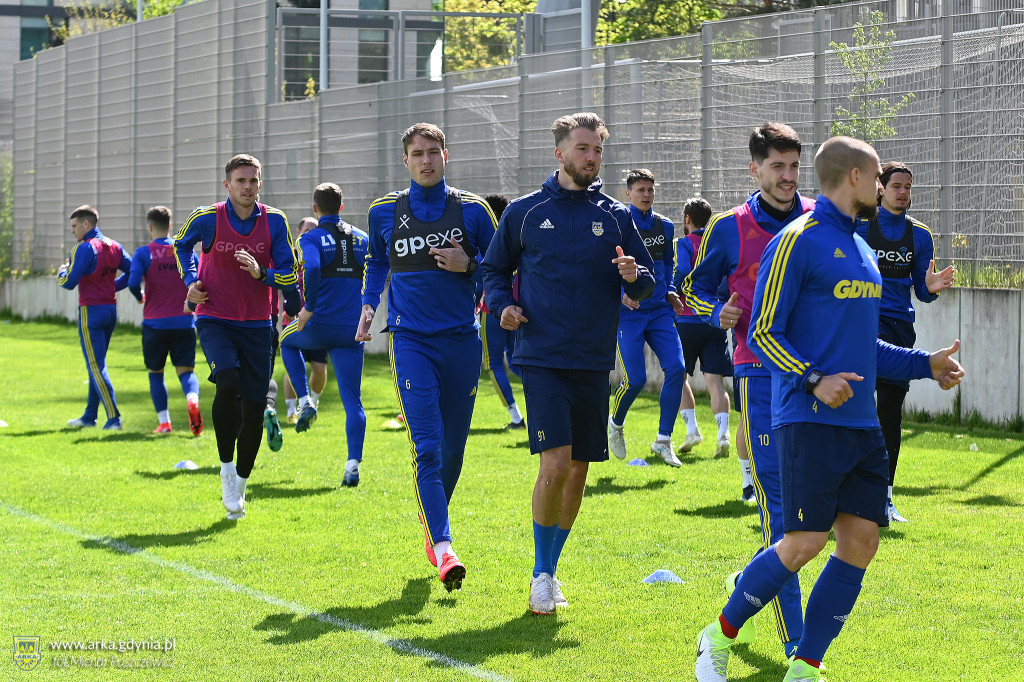 Pierwsze zajęcia trenera Ireneusza Mamrota