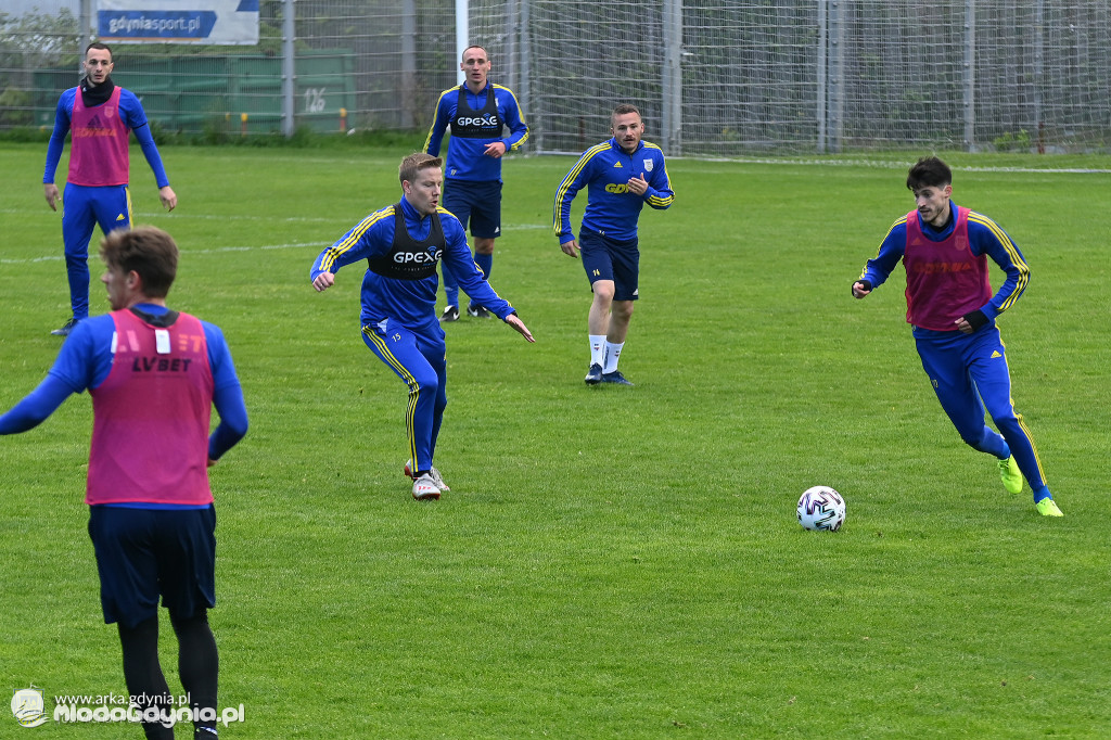 Pierwsze zajęcia trenera Ireneusza Mamrota