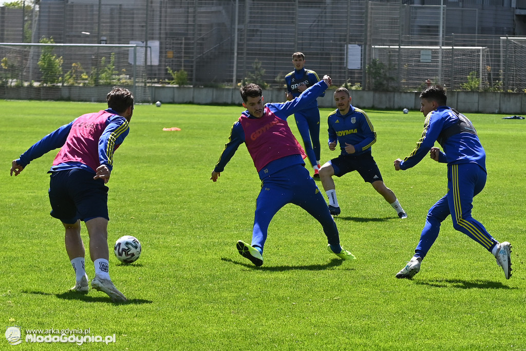 Pierwsze zajęcia trenera Ireneusza Mamrota
