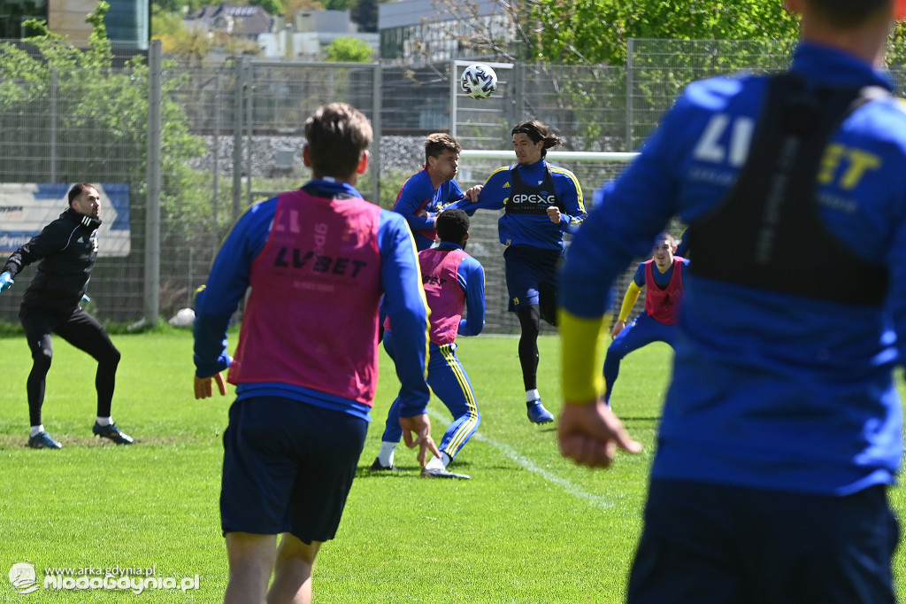 Pierwsze zajęcia trenera Ireneusza Mamrota