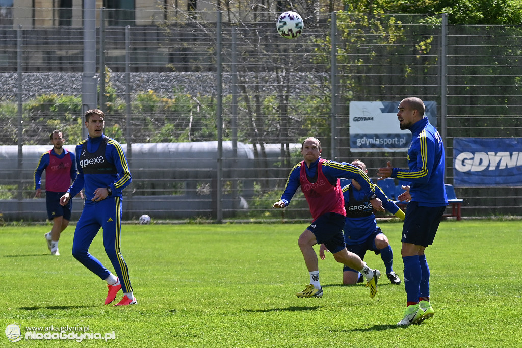 Pierwsze zajęcia trenera Ireneusza Mamrota