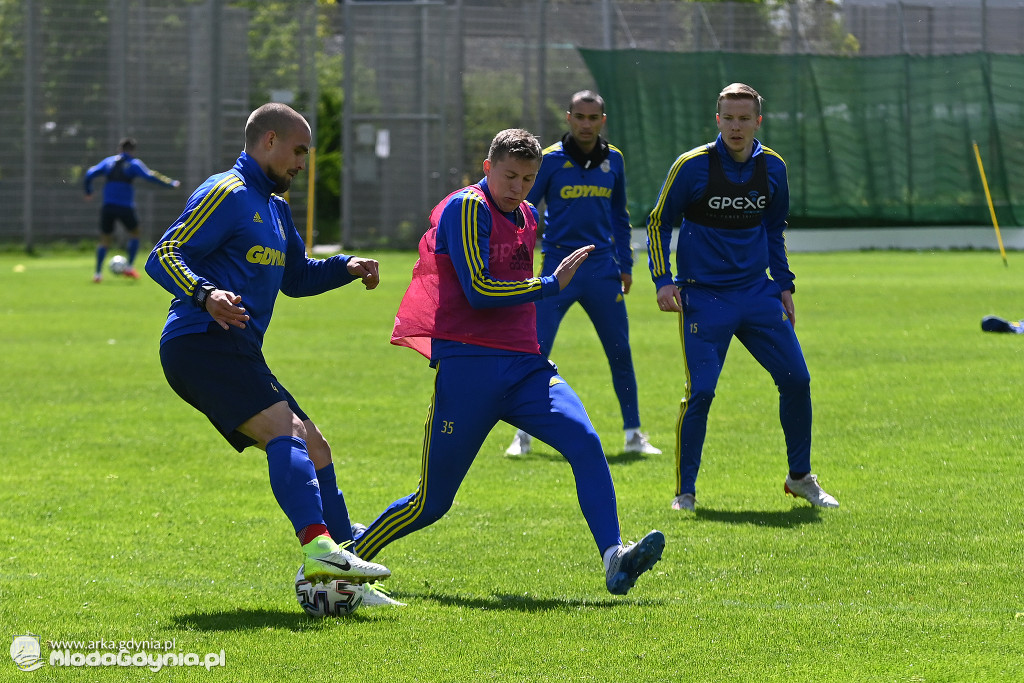 Pierwsze zajęcia trenera Ireneusza Mamrota