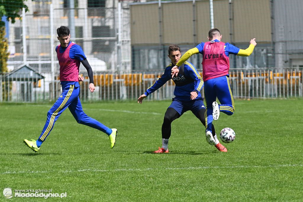 Pierwsze zajęcia trenera Ireneusza Mamrota