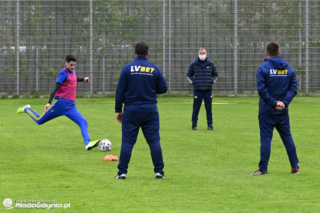 Pierwsze zajęcia trenera Ireneusza Mamrota