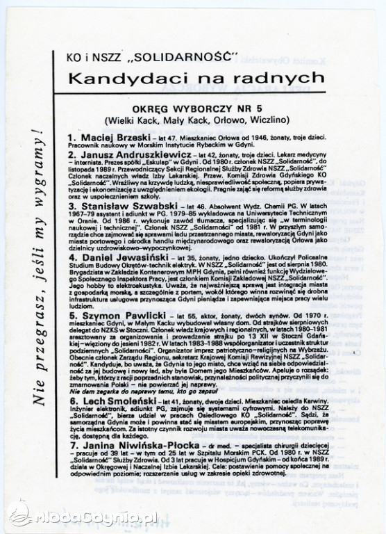 Wybory 27 maja 1990 Gdynia