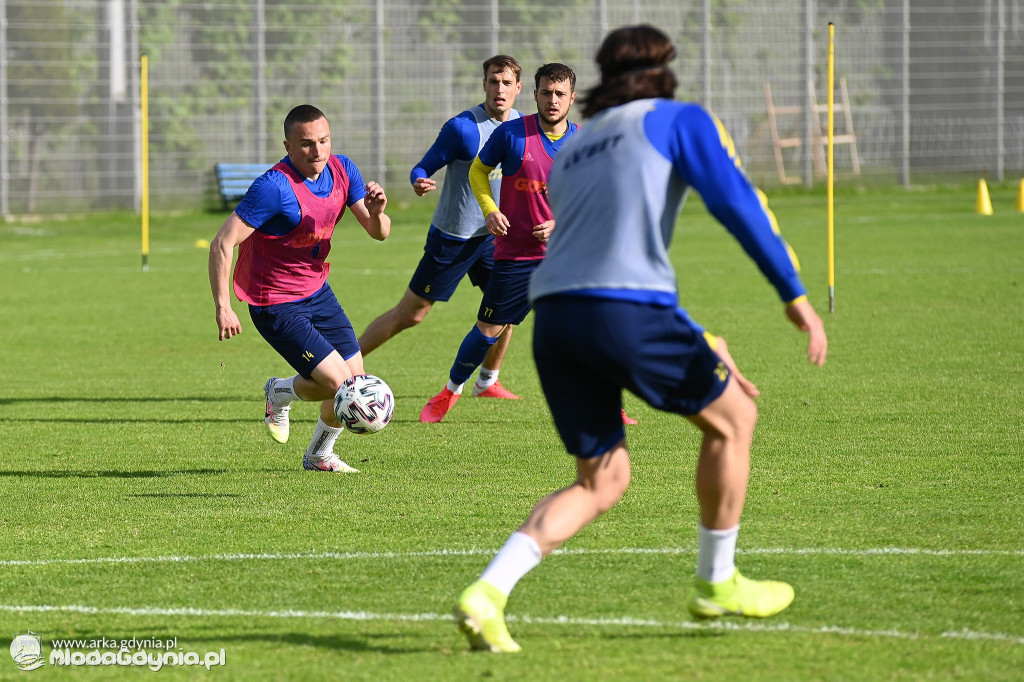 Arka Gdynia - trening 25 i 27 maja 2020