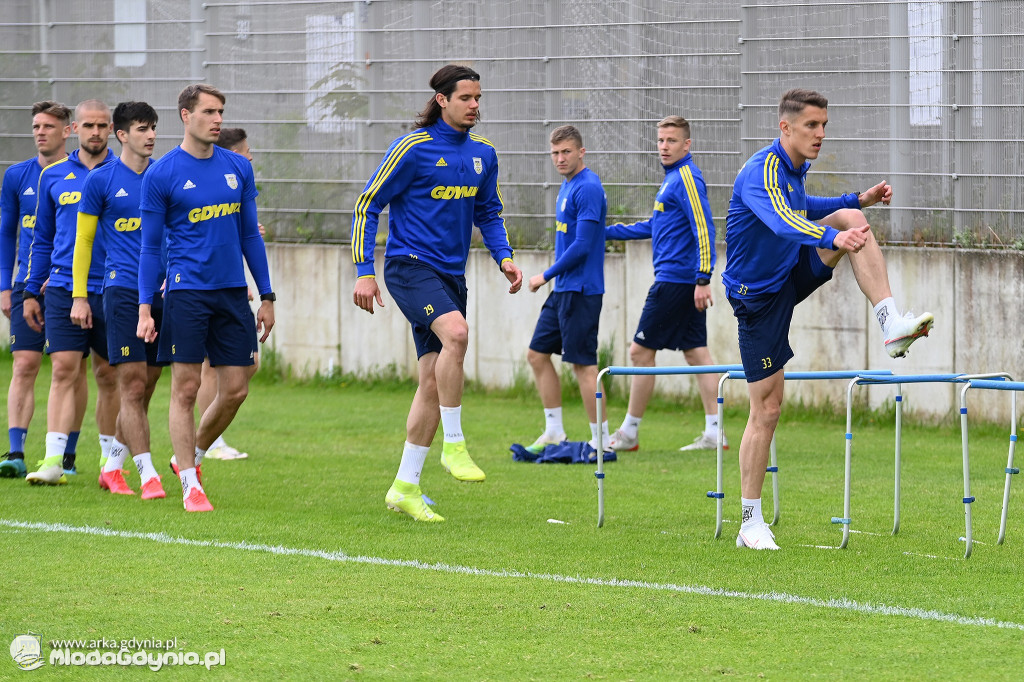 Arka Gdynia - trening 25 i 27 maja 2020