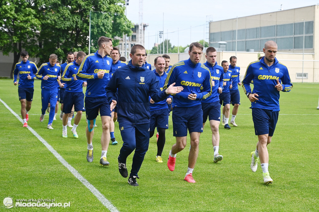 Arka Gdynia - trening 25 i 27 maja 2020