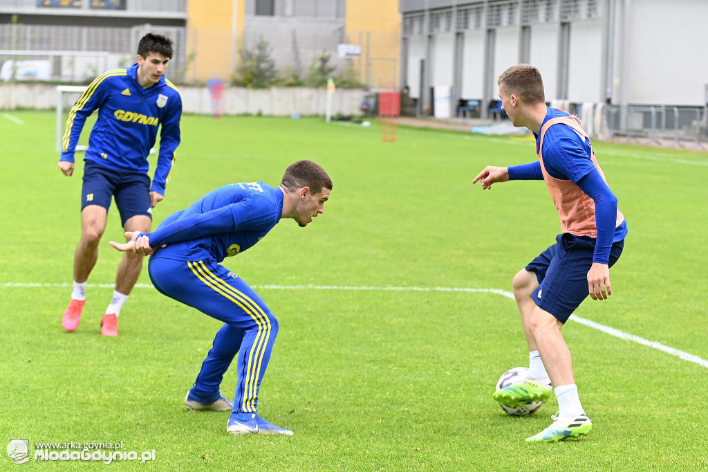 Arka Gdynia - trening 25 i 27 maja 2020