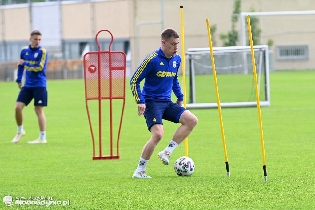 Arka Gdynia - trening 25 i 27 maja 2020