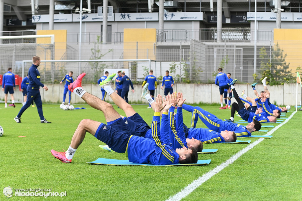 Arka Gdynia - trening 25 i 27 maja 2020