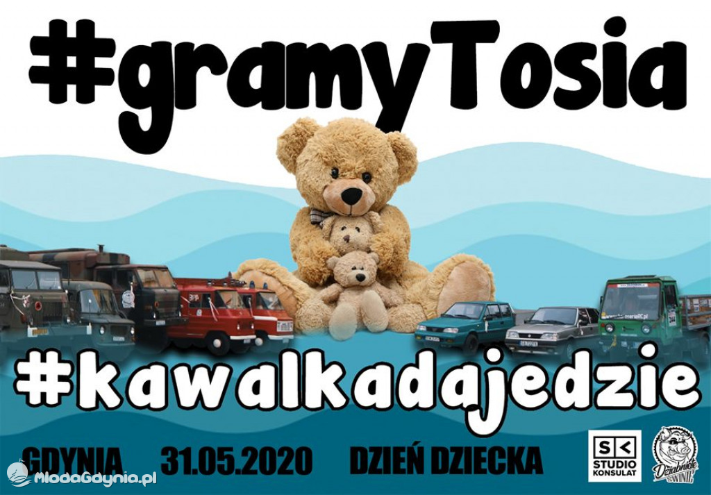 Gramy dla Tosi - kawalkada 31.05.2020