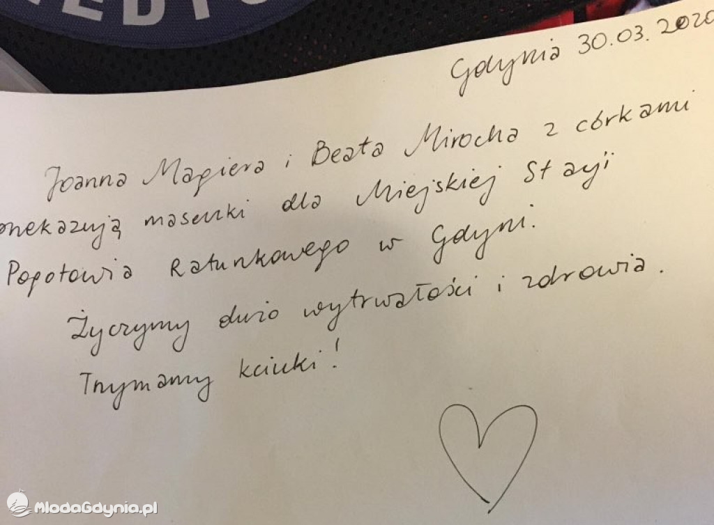 Pogotowie Ratunkowe dziekuje darczyńcom