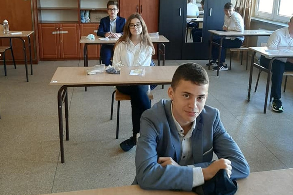 SP 28 -  egzamin ósmoklasistów z matematyki 2020