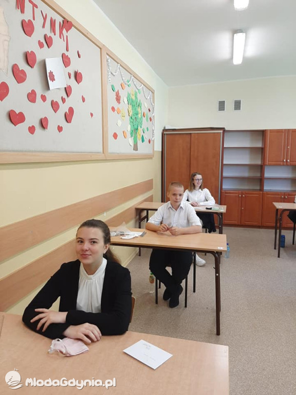 SP 28 -  egzamin ósmoklasistów z matematyki 2020