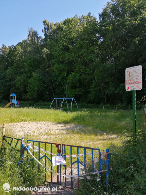 Na Witominie place zabaw zamknięte