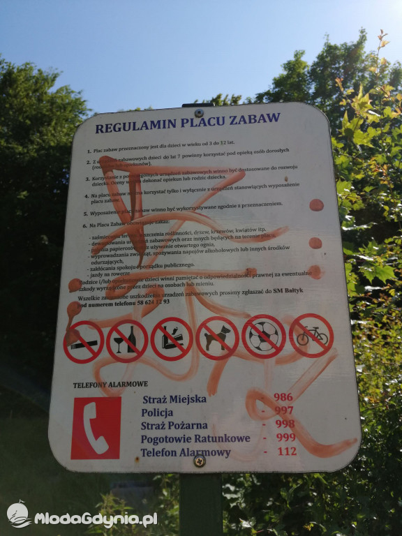Na Witominie place zabaw zamknięte