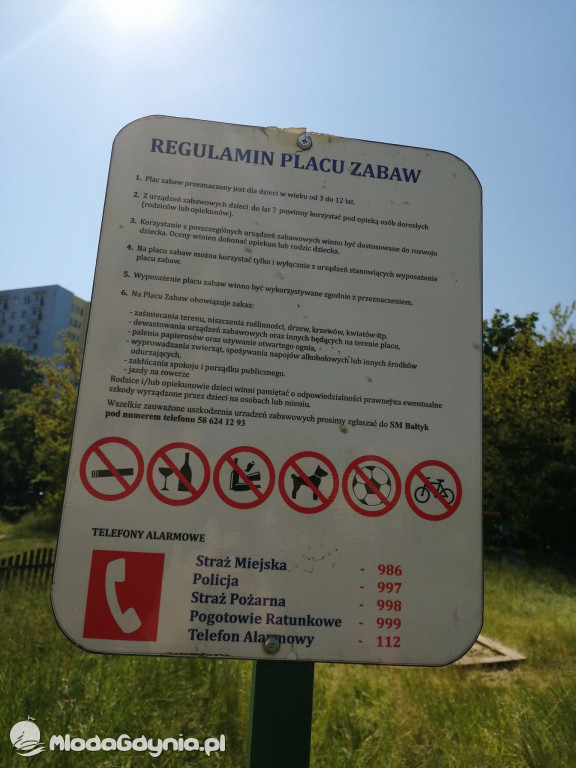 Na Witominie place zabaw zamknięte