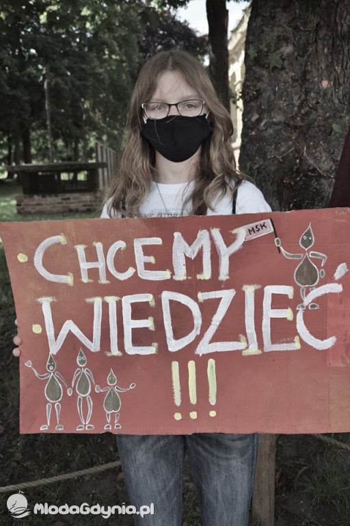 Młodzieżowy Strajk Klimatyczny u Pomorskiej Kurator Oświaty