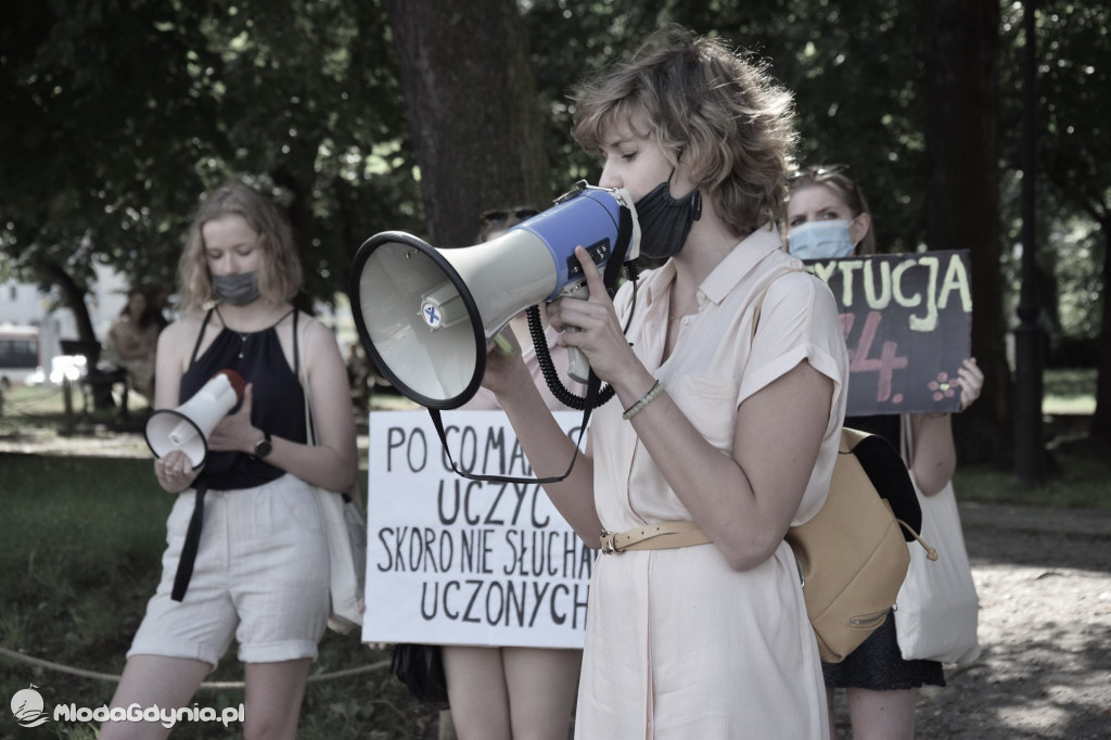 Młodzieżowy Strajk Klimatyczny u Pomorskiej Kurator Oświaty