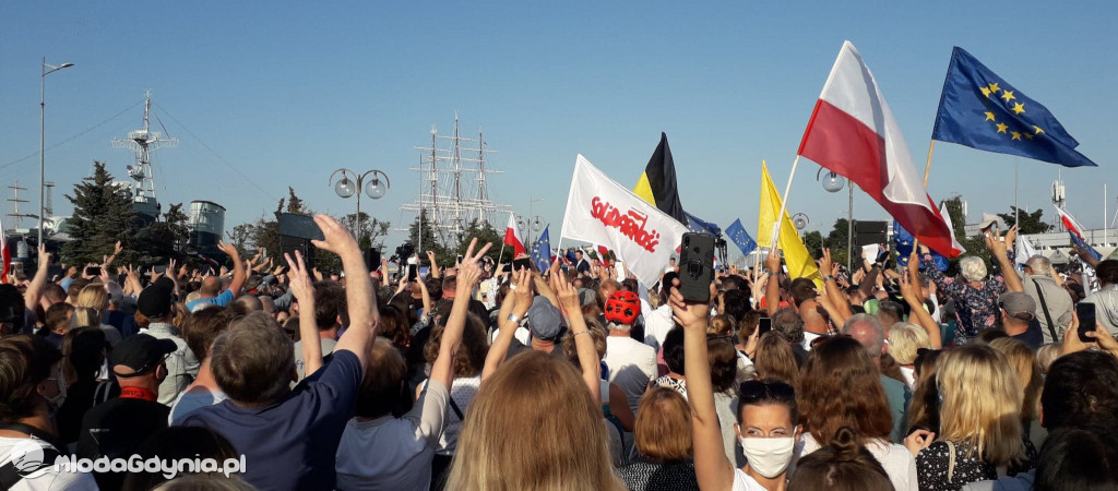 Trzaskowski w Gdyni 17.07.2020