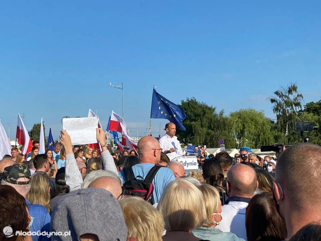 Trzaskowski w Gdyni 17.07.2020