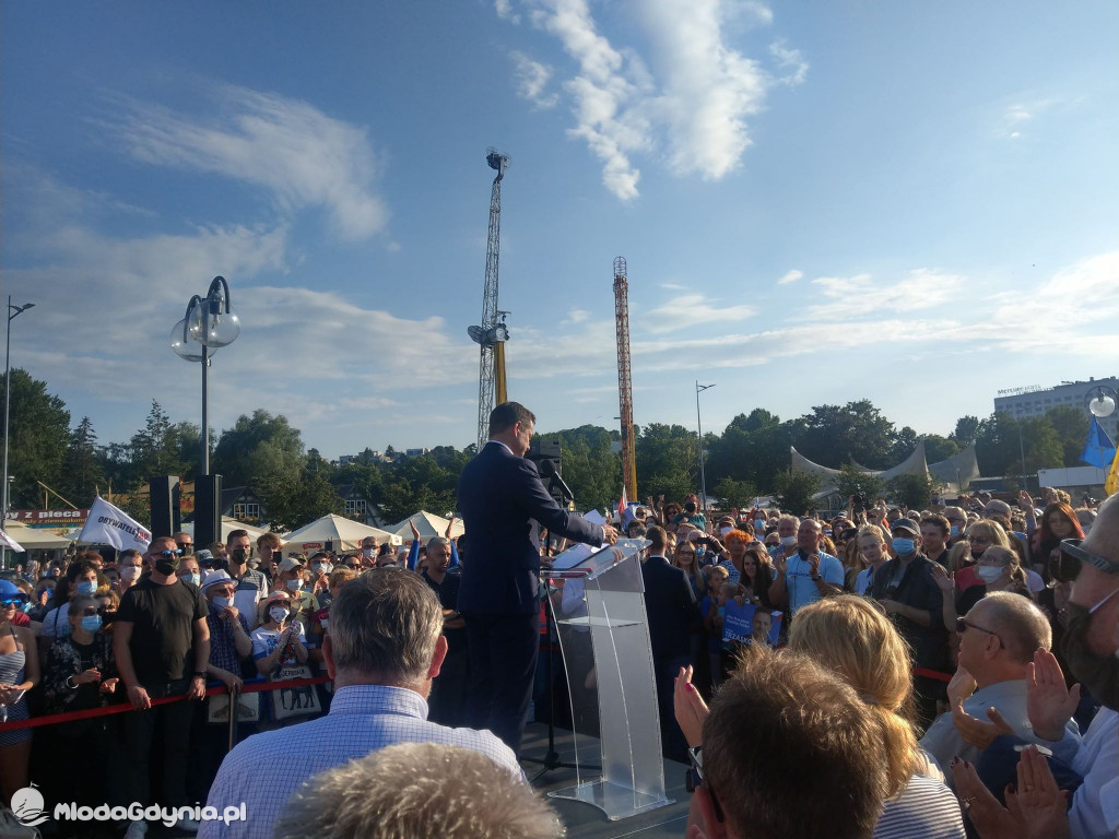 Trzaskowski w Gdyni 17.07.2020