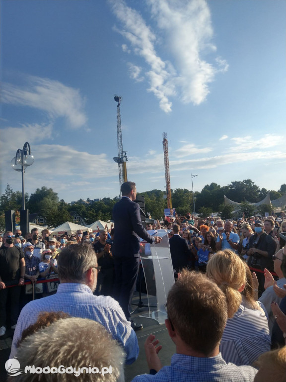 Trzaskowski w Gdyni 17.07.2020