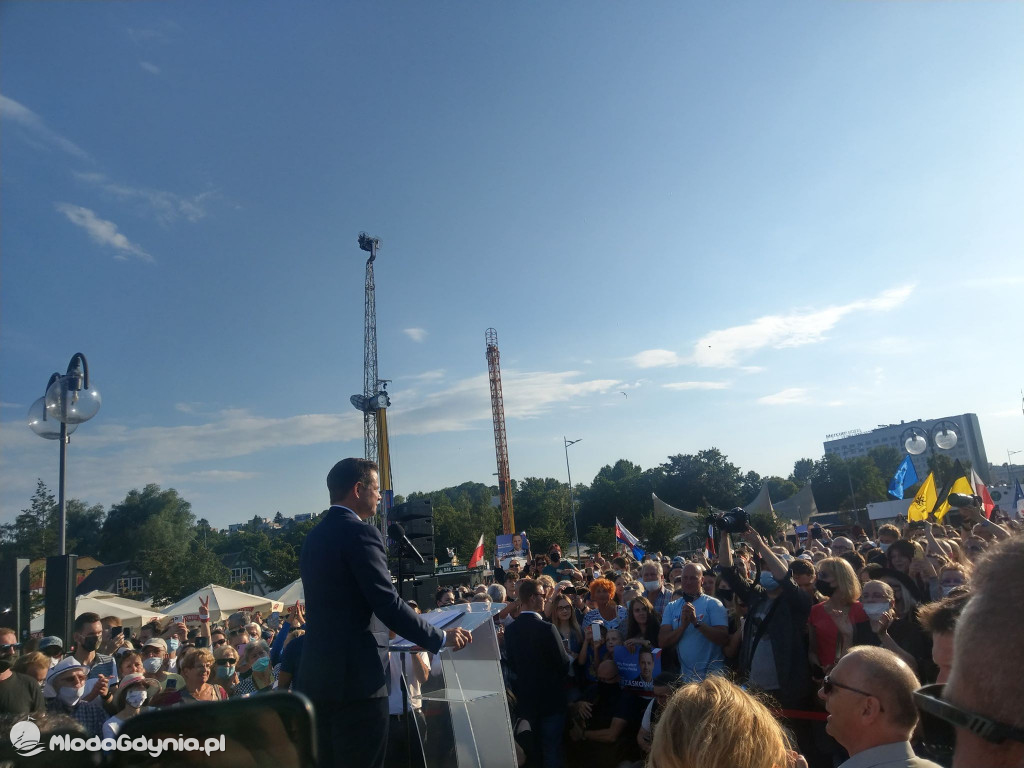Trzaskowski w Gdyni 17.07.2020