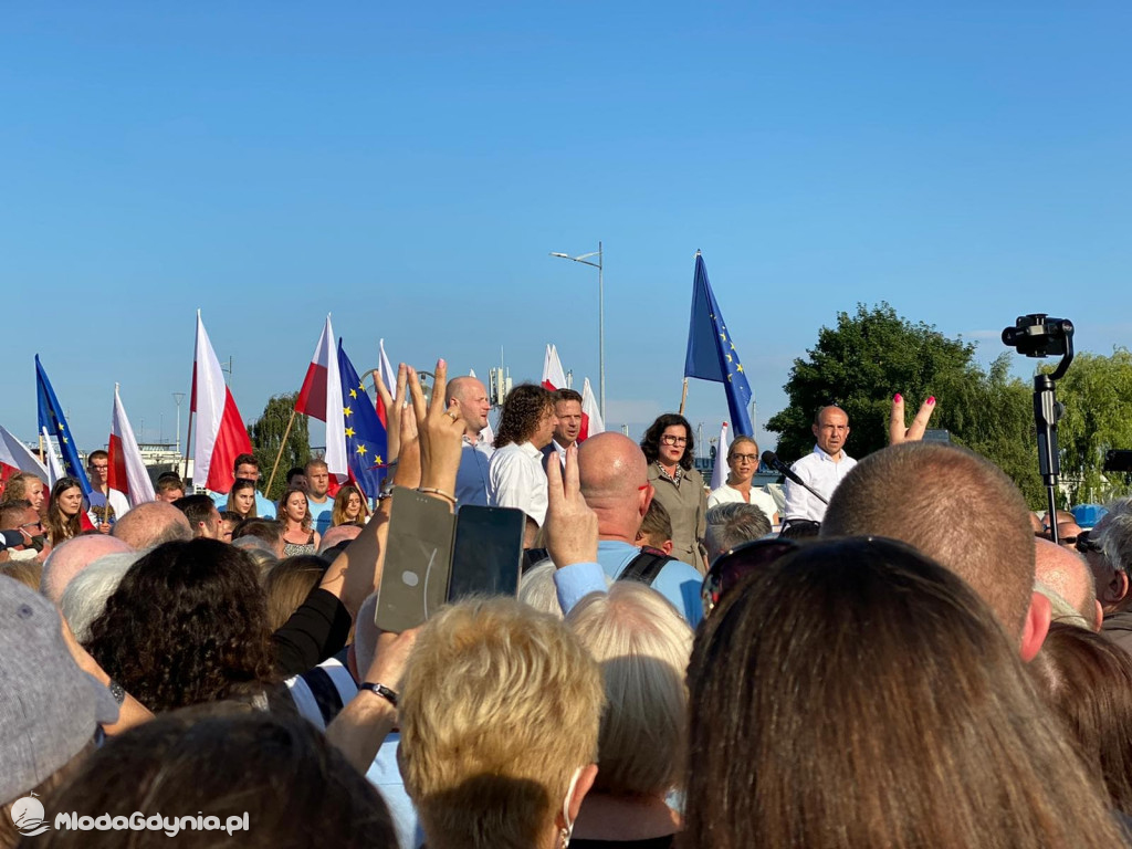 Trzaskowski w Gdyni 17.07.2020