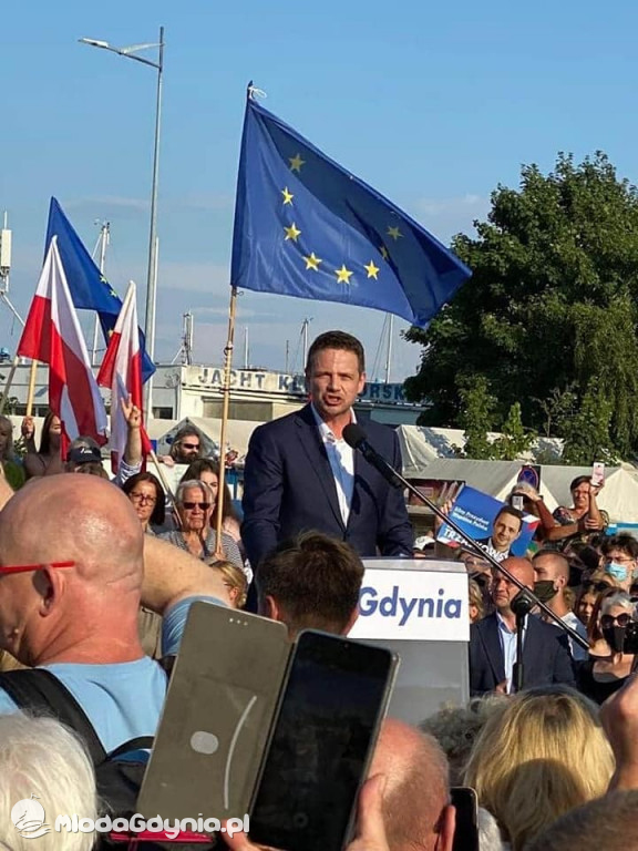 Trzaskowski w Gdyni 17.07.2020